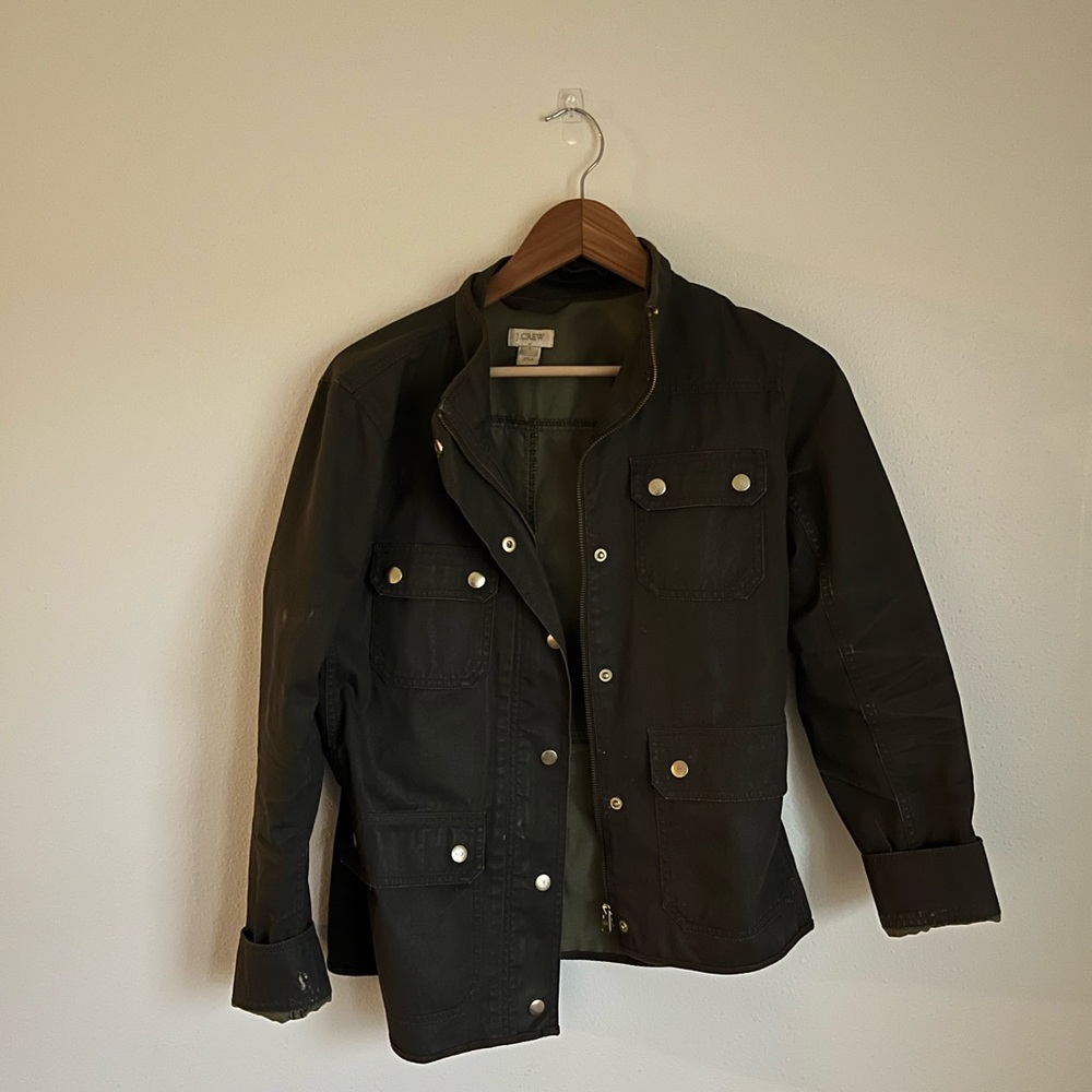 Jcrew resin-coated twill field jacket - Picture 2 of 2